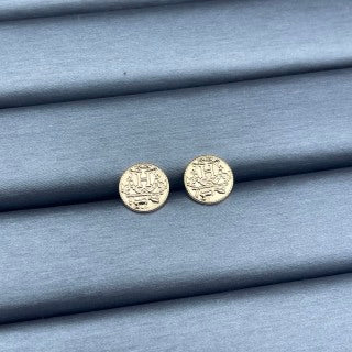 Hermès Heritage Medallion Stud Earrings