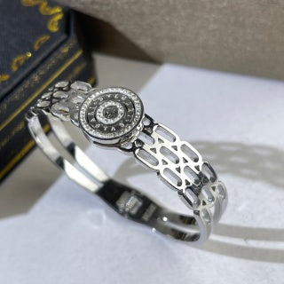 Bvlgari Two Tone Medallion Link Bracelet – Elegant Luxury Jewelry