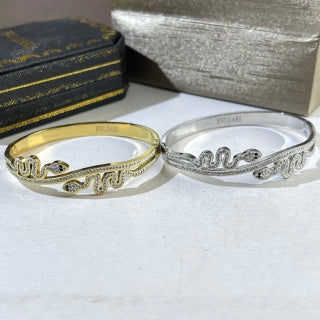 Bvlgari Serpent Inspired Open Cuff Bracelet – Elegant Luxury Jewelry
