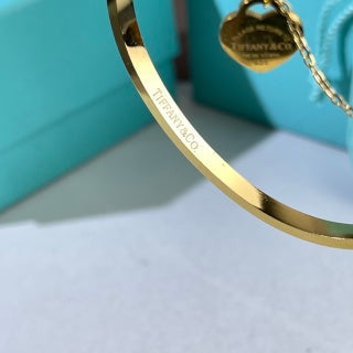 Tiffany T Chain Detail Cuff Bracelet – Minimalist Luxury Jewelry