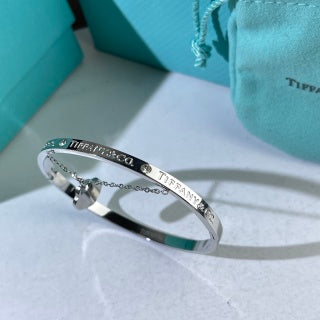 Tiffany T Chain Detail Cuff Bracelet – Minimalist Luxury Jewelry