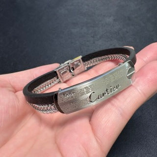 CARTIER Doriane Leather Link Bracelet