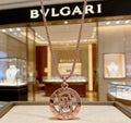 Bvlgari Rose Gold Medallion Pendant Necklace – Elegant Luxury Jewelry