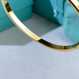 Tiffany 1837 Signature Engraved Cuff Bracelet – Classic Luxury Jewelry