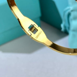 Tiffany Heart Tag Diamond Cuff Bracelet – Elegant Luxury Jewelry