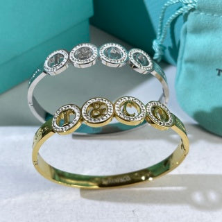 Tiffany Diamond Medallion Cuff Bracelet – Elegant Luxury Statement Jewelry