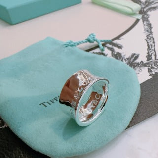 Tiffany 1837™ Wide Band Ring – Classic Sterling Silver Luxury Ring