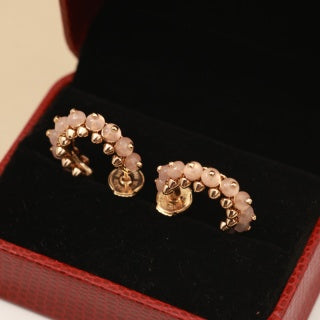 CARTIER Mirevia Color Arc Stud Earrings