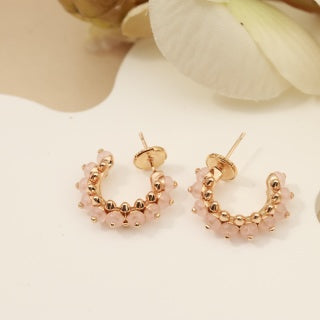 CARTIER Mirevia Color Arc Stud Earrings
