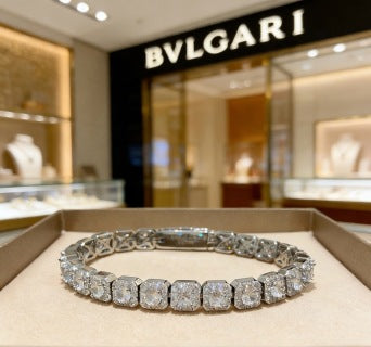 Bvlgari Serpenti Diamond Tennis Bracelet – Timeless Luxury Jewelry