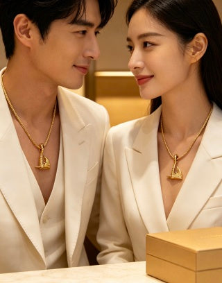 Bvlgari Gold Icon Pendant Necklace – Elegant Luxury Jewelry
