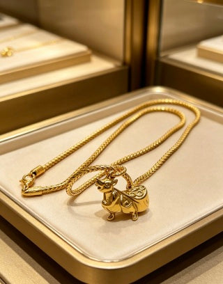 Bvlgari Rose Gold Diamond Medallion Pendant Necklace – Elegant Luxury Jewelry