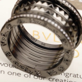 Bvlgari Multi Band Geometric Ring – Elegant Luxury Jewelry