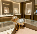 Bvlgari Pearl Bloom Gold Brooch – Elegant Luxury Jewelry