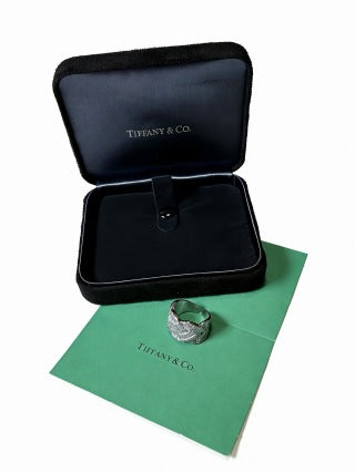 Tiffany Diamond Butterfly Ring – Elegant Pavé Diamond Statement Ring
