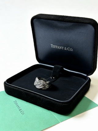 Tiffany Diamond Butterfly Ring – Elegant Pavé Diamond Statement Ring