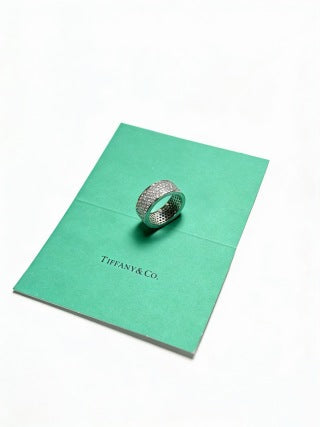 Tiffany Diamond Pavé Band Ring – Classic Luxury Diamond Ring