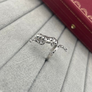 CARTIER Valoria Panther Sculpted Earrings