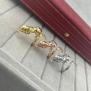 CARTIER Valoria Panther Sculpted Earrings