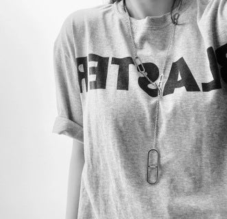 Hermès Vertical Link Lariat Pendant Necklace