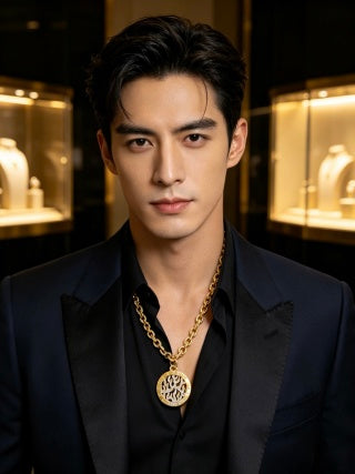 Bvlgari Gold Medallion Pendant Necklace – Elegant Luxury Jewelry