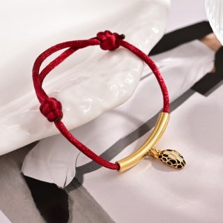 BVLGARI Red Cord Bracelet