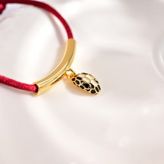 BVLGARI Red Cord Bracelet