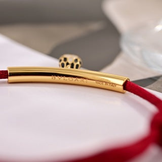 BVLGARI Red Cord Bracelet