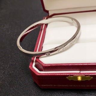 CARTIER Rosavelle Diamond Screw Bangle