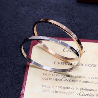 CARTIER Lucienne Minimal Engraved Bangle