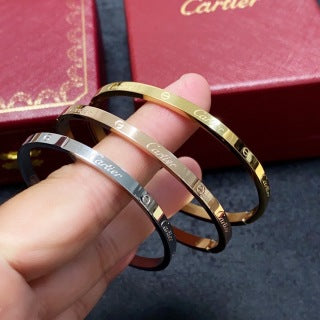 CARTIER Lucienne Minimal Engraved Bangle