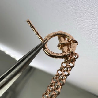 Hermès Equestrian H Link Drop Earrings