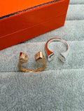 Hermès Double H Open Band Ring