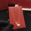 FENDI Pearl O’Lock Mini Charm Necklace