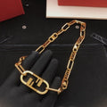 FENDI O’Lock Signature Link Chain Bracelet