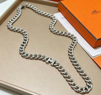 Hermès Iconic H Link Chain Necklace