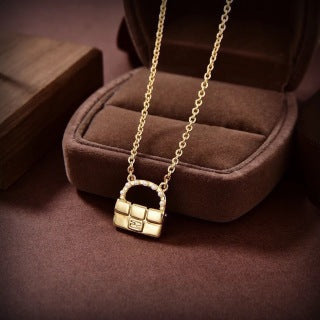 FENDI Peekaboo Miniature Bag Pendant Necklace