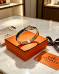 Hermès Lizard Leather Clic H Bracelet