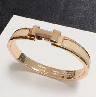 Hermès Medium H Link Double Wrap Bracelet